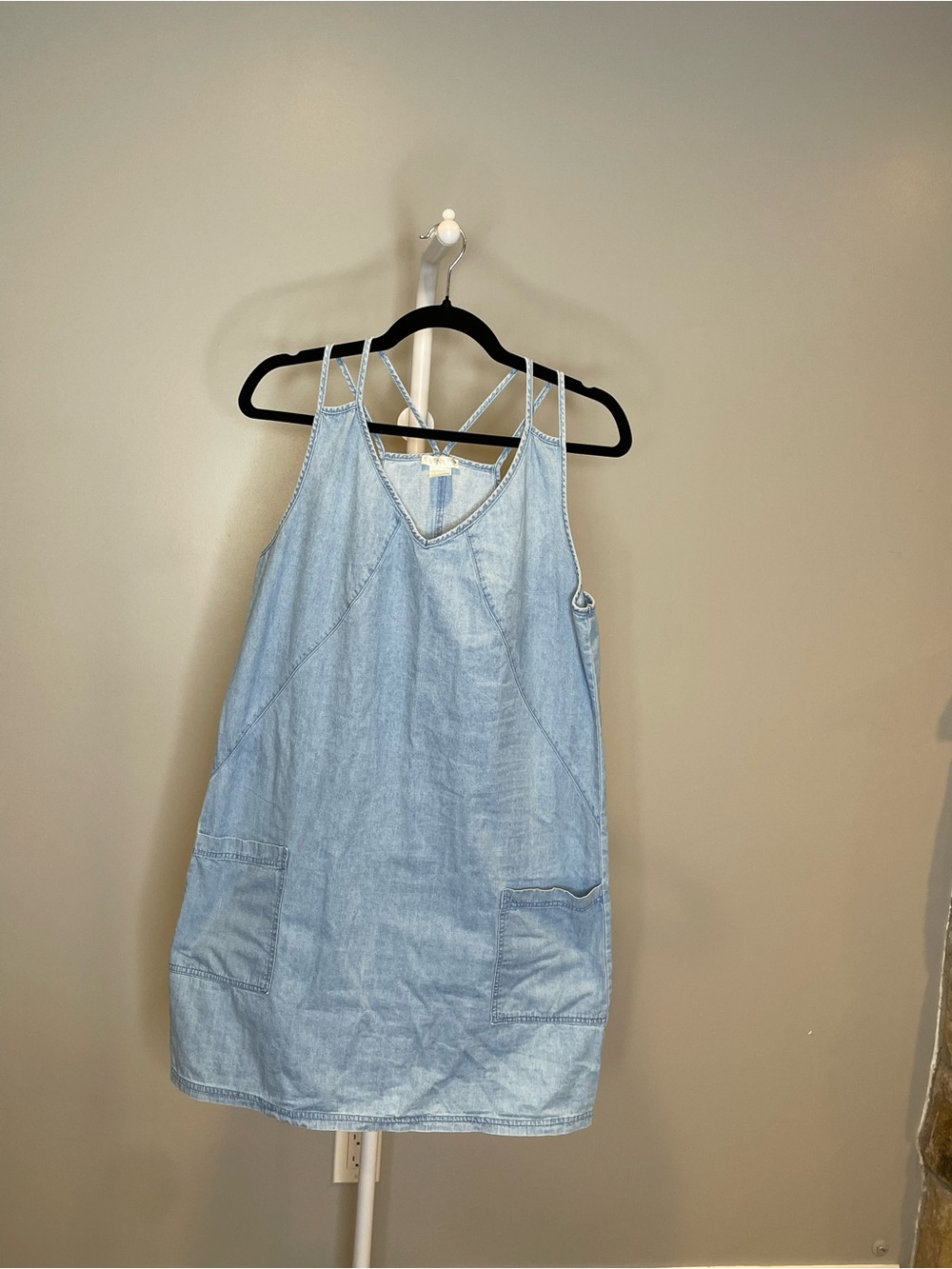 VENUS Light Blue Denim Tank Dress